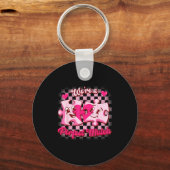 We’re A Perfect Match Love Puzzle Funny Valentines Schlüsselanhänger (Vorderseite)