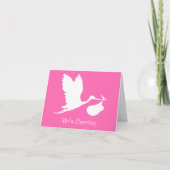 We’re Expecting Flying Stork Ankündigung (Vorderseite)