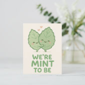 We’re Mint to Be Feiertagspostkarte (Stehend Vorderseite)