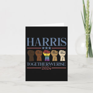 We Rise - Kamala Harris 2024 GB Karte
