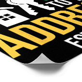 We Said Yes To The Address Est. 2025 Homeowner Hou Poster (Ecke)