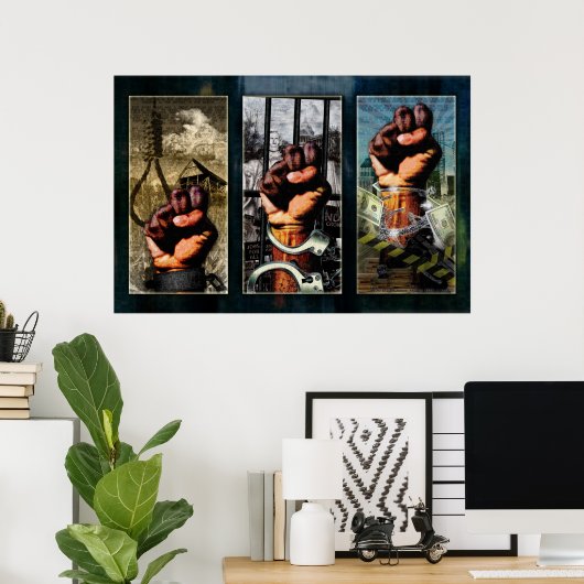 We Shall Overcome Poster (Heimbüro)