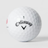 'We Shell Overcome!' Playful Coastal Golf Games Golfball (Logo)