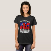 We Stand With Taiwan Flag Republic Of China ROC Fl T-Shirt (Vorne ganz)