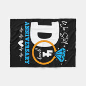 We Still Do 4 Years Funny Couple 4th Wedding Anniv Fleecedecke (Vorderseite (Horizontal))