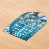 We Still Do 5th Wedding Anniversary String Lights Acryleinladungen (Ablage )