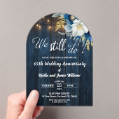 We Still Do 65th Wedding Anniversary String Lights Acryleinladungen (Insitu (Handheld))