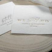 We Still Do Elegant Wedding Anniversary Gold Servietten Mit Folie