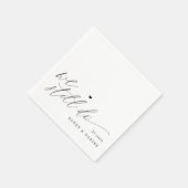 We Still Do Elegant Wedding Anniversary Serviette (Ecke)