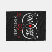 We Still Do Since 2024 Funny Couple Idea Wedding A Fleecedecke (Vorderseite (Horizontal))