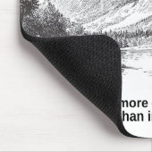 "We Suffer More in Imagination" – Stoic Quote Mousepad (Ecke)
