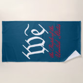 We the People 2 Strandtuch (Vorderseite)