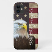 We The People American Flag Bald Eagle  Case-Mate iPhone Hülle (Rückseite)