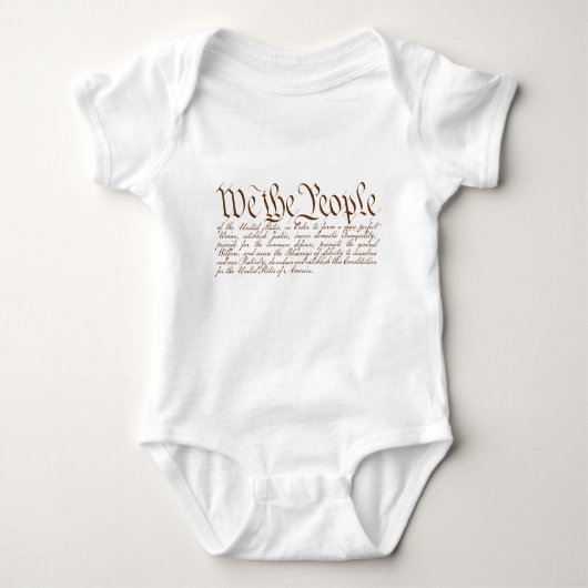 We the People Baby Strampler (Vorderseite)