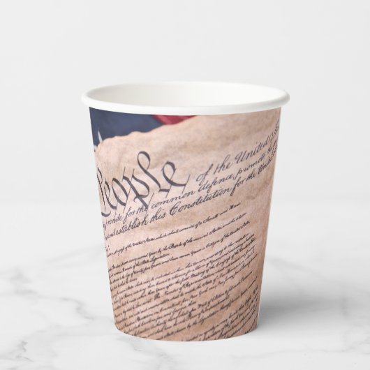 We the People Constitution Pappbecher (Rückseite)