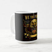 We The People – Constitutional American Pride Kaffeetasse (Vorderseite Links)