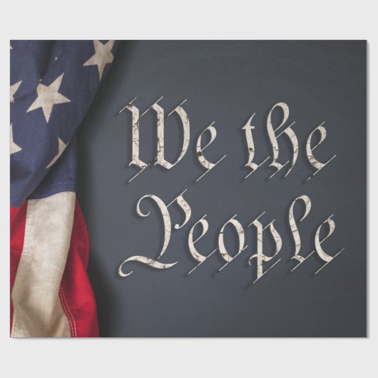 We the People Geschenkpapier (Flach)
