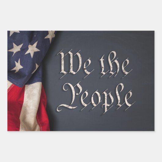 We the People Geschenkpapier Set (Vorderseite 3)