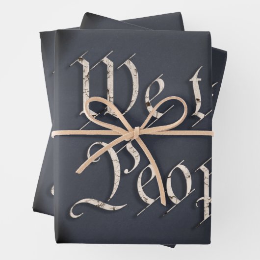 We the People Geschenkpapier Set (Beispiel)