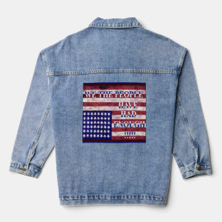 WE THE PEOPLE - HAVE HAD ENOUGH! JEANSJACKE