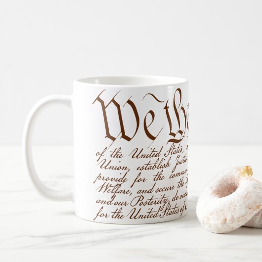 We the People Kaffeetasse (Mit Donut)