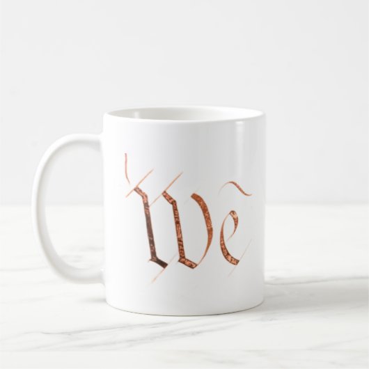 We: the People Kaffeetasse (Links)