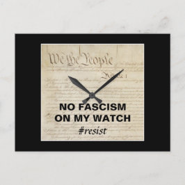 We the People No Fascism on My Watch Postkarte