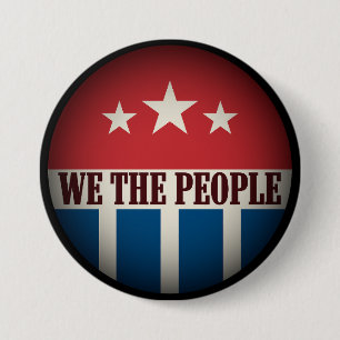 We the People Retro Button
