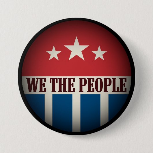 We the People Retro Button (Vorderseite)