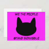 We the People Stand United Postcards Postkarte (Vorne/Hinten)