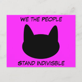 We the People Stand United Postcards Postkarte