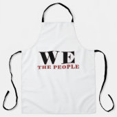We The People Typography Apron | Patriotic Schürze (Vorderseite)
