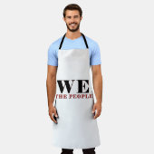 We The People Typography Apron | Patriotic Schürze (Getragen)