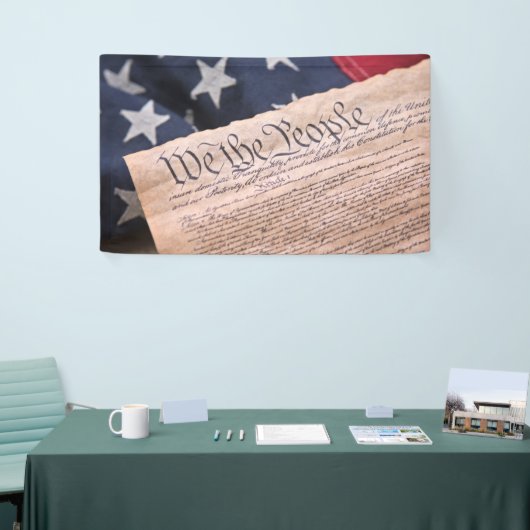 We the People Verfassung Banner (Messeveranstaltung)