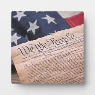 We the People Verfassung Fotoplatte