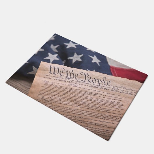 We the People Verfassung Fußmatte (Schrägansicht)