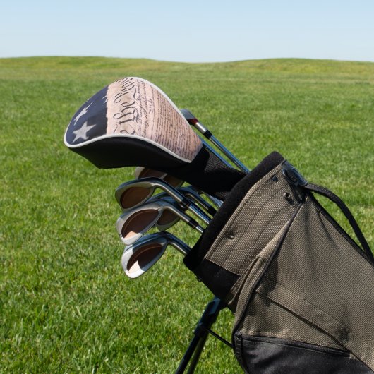 We the People Verfassung Golf Headcover (In SItu)
