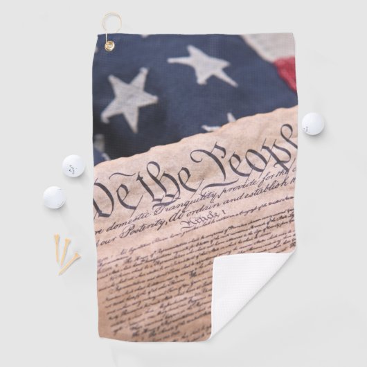 We the People Verfassung Golfhandtuch (Insitu)