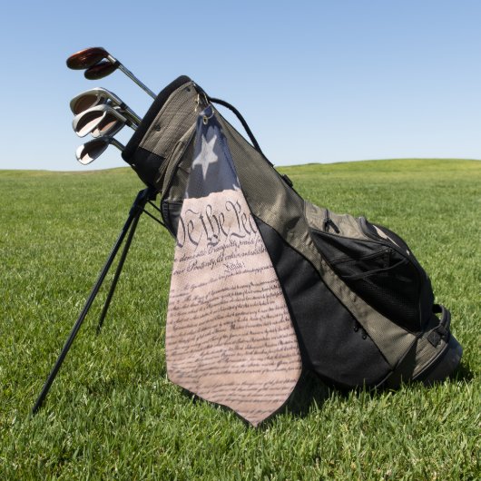 We the People Verfassung Golfhandtuch (Gras)