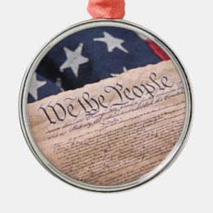 We the People Verfassung Ornament Aus Metall