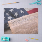 We the People Verfassung Seidenpapier (Basteln)