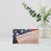 We the People Verfassung Visitenkarte (Stehend Vorderseite)