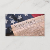 We the People Verfassung Visitenkarte (Vorderseite)