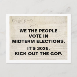 We the People Vote in 2026 Midterm Elections Postkarte