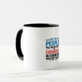 We the People Will Never Forget the Cowards  Tasse (Vorderseite Links)