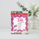 We The Silly Geese 250th Funny Celebration Dankeskarte (Stehend Vorderseite)