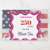 We The Silly Geese 250th Funny Celebration Lebensmitteletikett (Einzelnes Label)