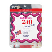 We The Silly Geese 250th Funny Celebration Magnet (Vertikal)