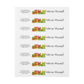 We’ve Moved Christmas ohrts Christmas Label (Bogen)