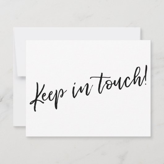 "We ve Moved" Moderne Handwriting Typografy Card Einladung (Rückseite)